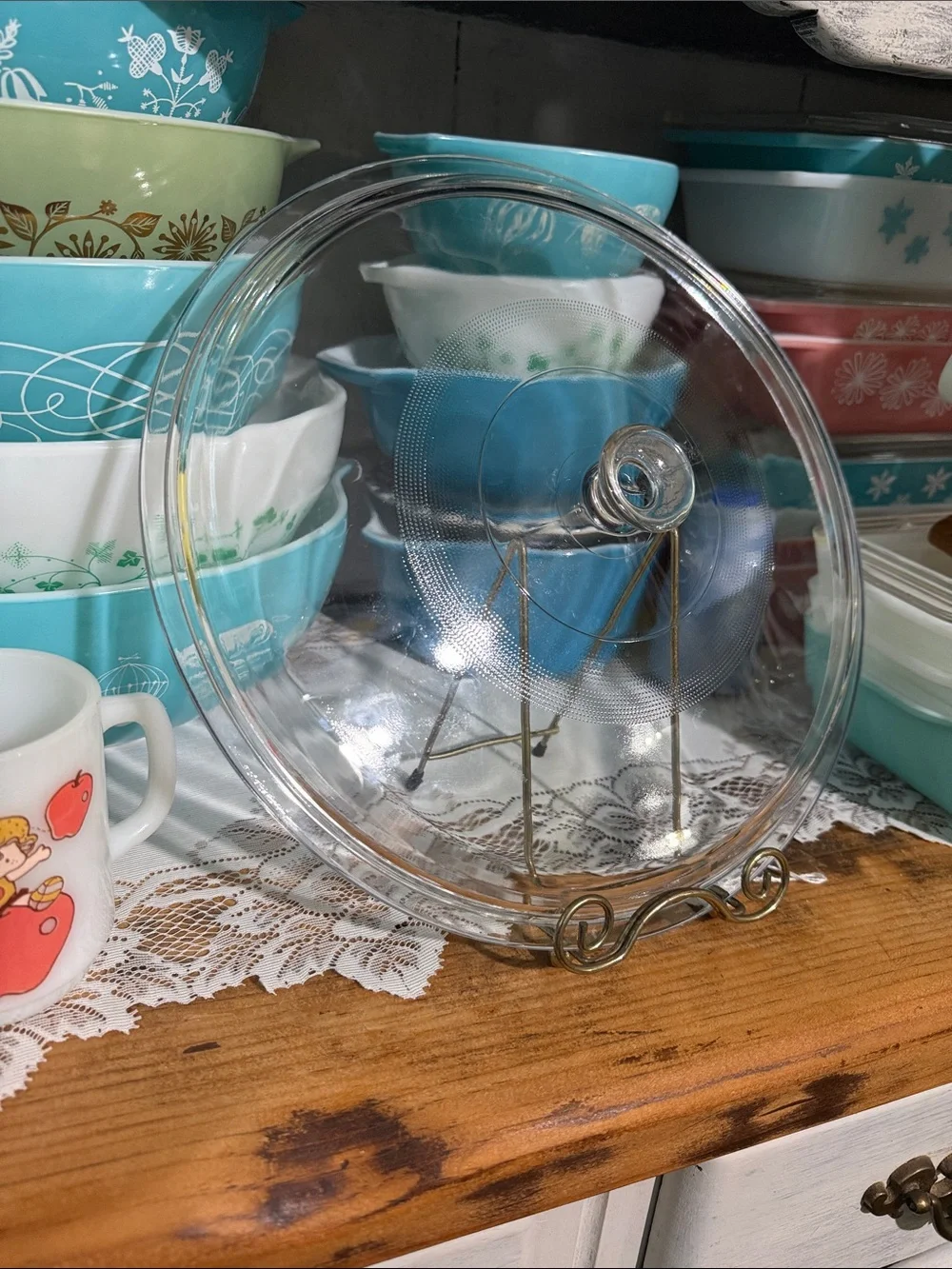Pyrex Clear Glass replacement Lid for BIG BERTHA 664